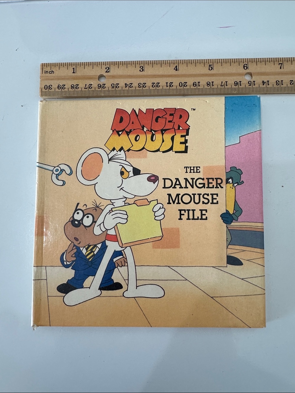 1986 Danger Mouse Kids Learning Book - The Danger Mouse File